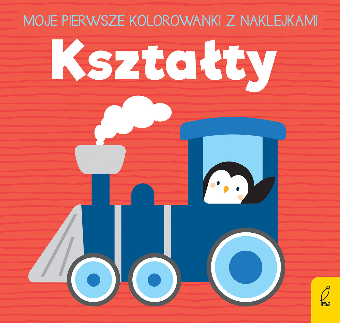 Moje pierwsze kolorowanki z naklejkami. Kształty