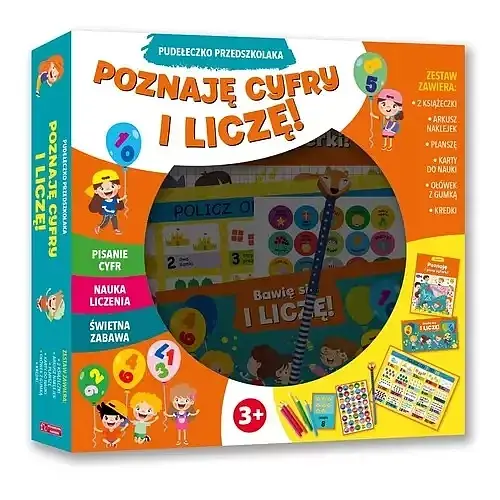Pudełeczko przedszkolaka. Poznaję cyfry i liczę!