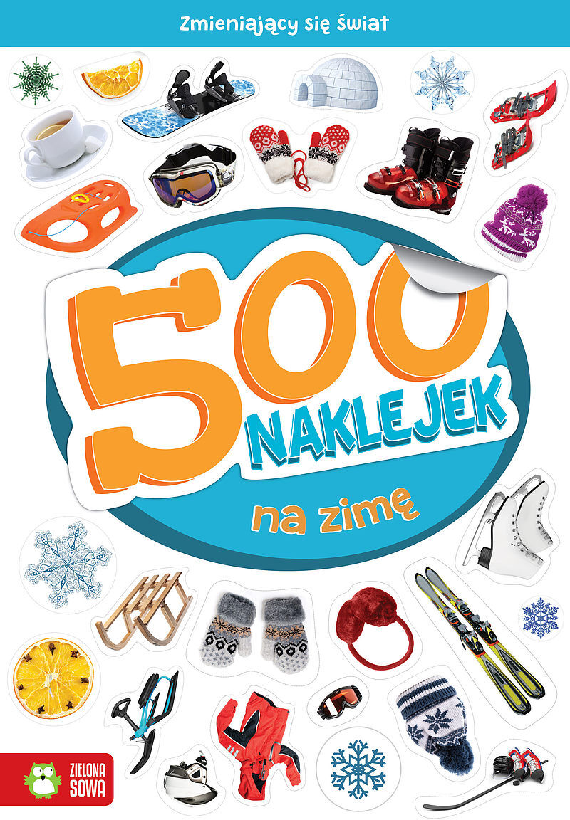 500 naklejek na zimę