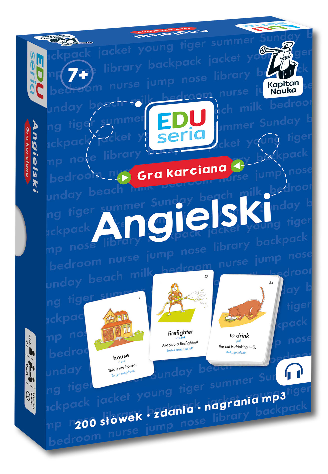 EDUseria. Angielski. Gra karciana. Kapitan Nauka