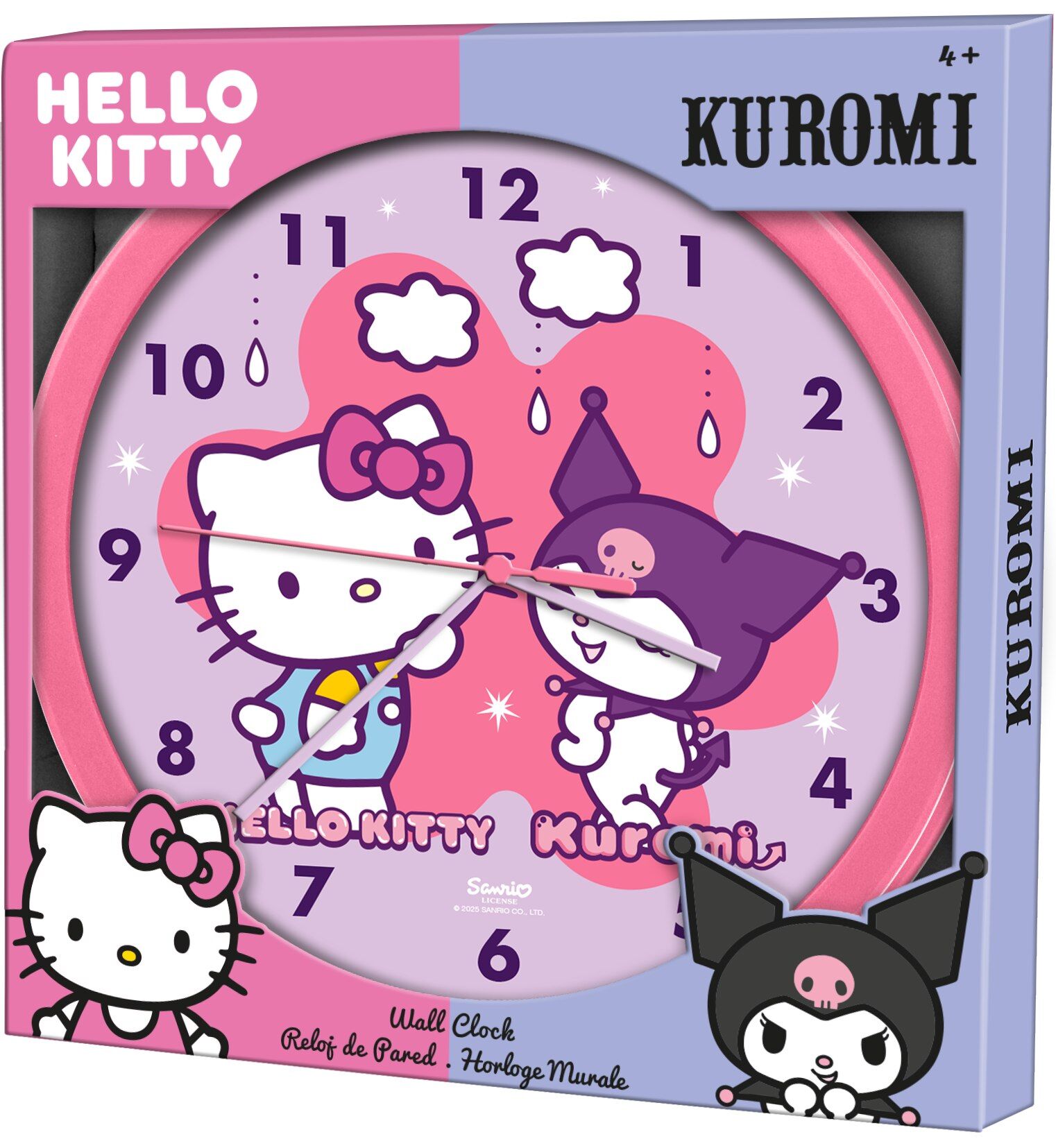 Zegar ścienny Hello Kitty 25 cm HK50199