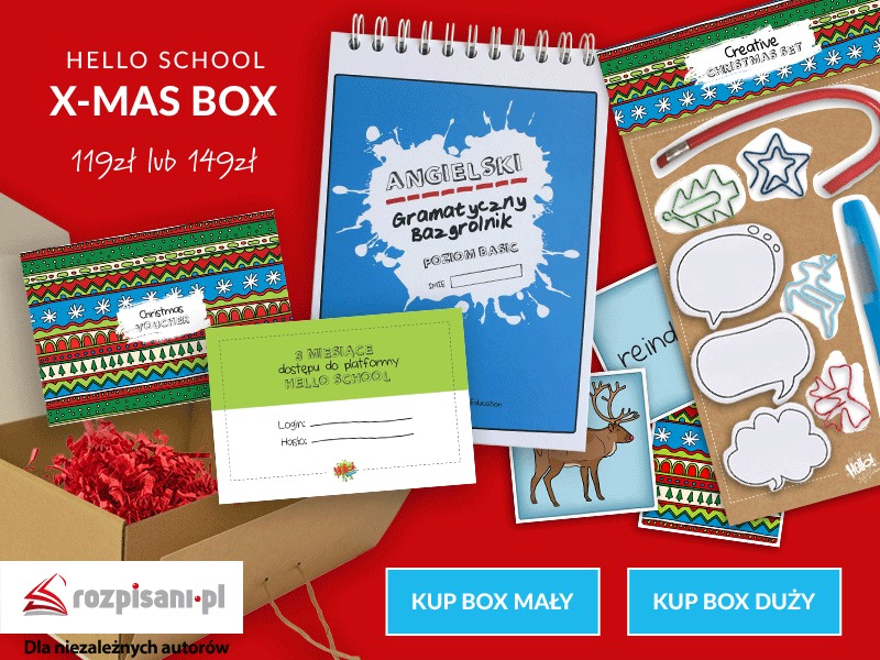 Angielski. Gramatyczny Bazgrolnik SMALL X-MAS BOX