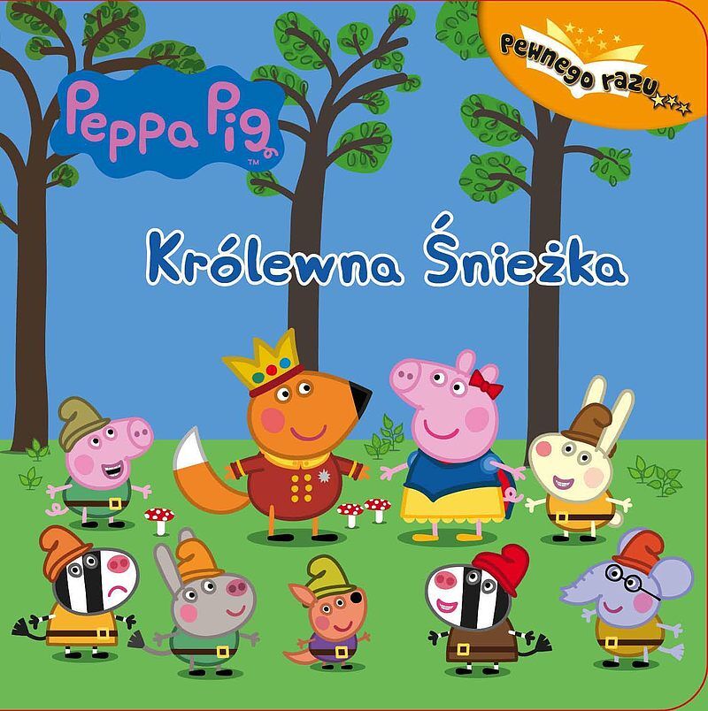 Królewna śnieżka świnka peppa pewnego razu