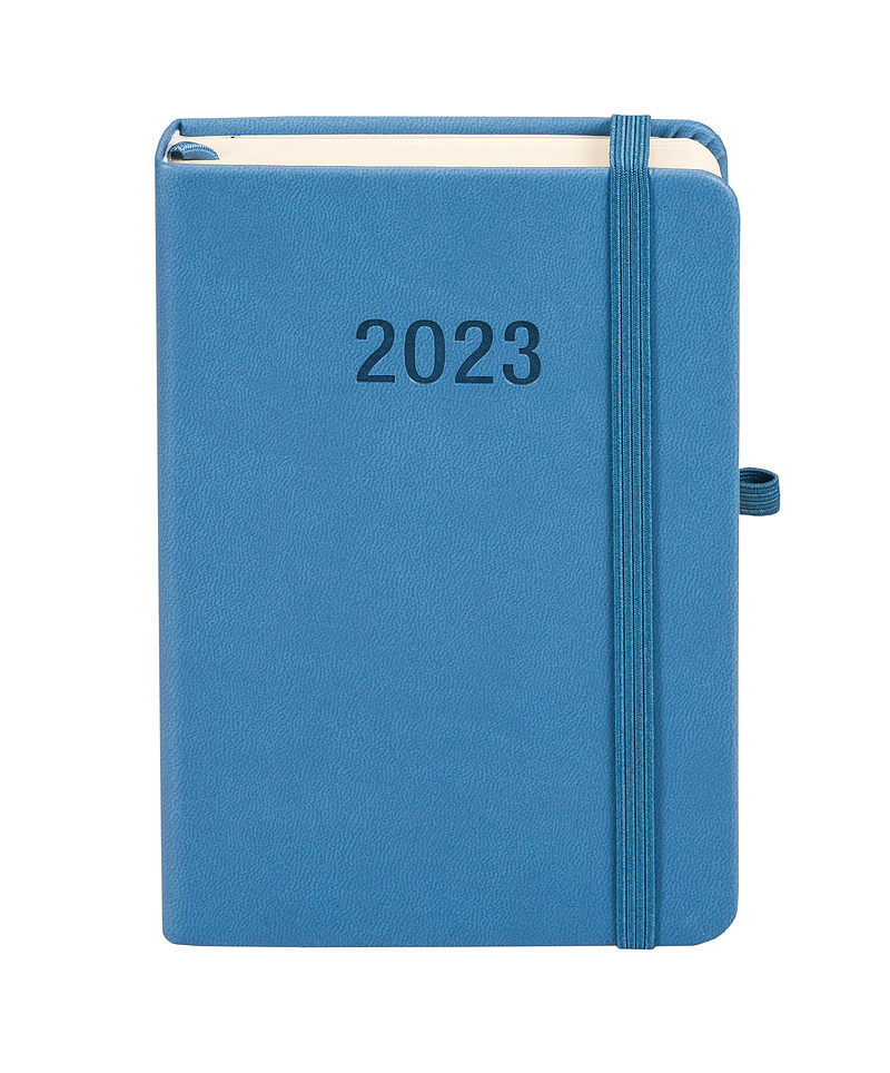 Kalendarz 2023 vivella memofix b6 niebieski dns