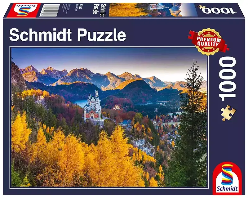 Puzzle 1000 pq jesień na zamku neuschwanstein niemcy 111713