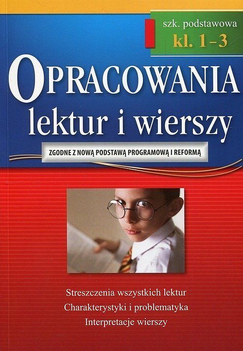 Opracowania lektur i wierszy 1-3 szkoła podstawowa