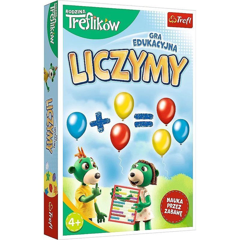 Gra liczymy rodzina treflików 02257