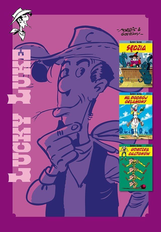 Lucky Luke - Sędzia, Na podbój Oklahomy, Ucieczka Daltonów