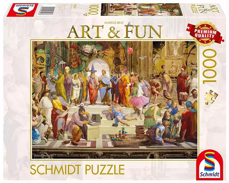 Puzzle 1000 pq szkoła ateńska 2024 markus binz 112724
