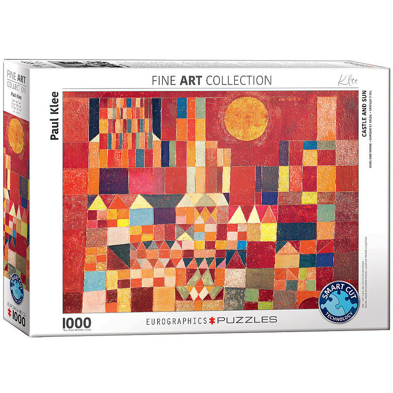 Puzzle 1000 castle and sun by paul klee 6000-0836
