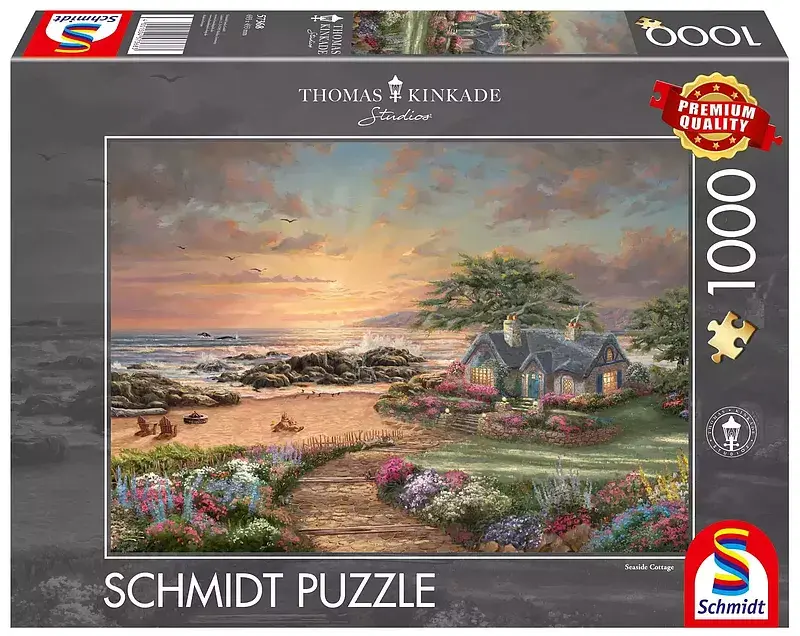 Puzzle 1000 pq t. Kinkade dom nad morzem 111740