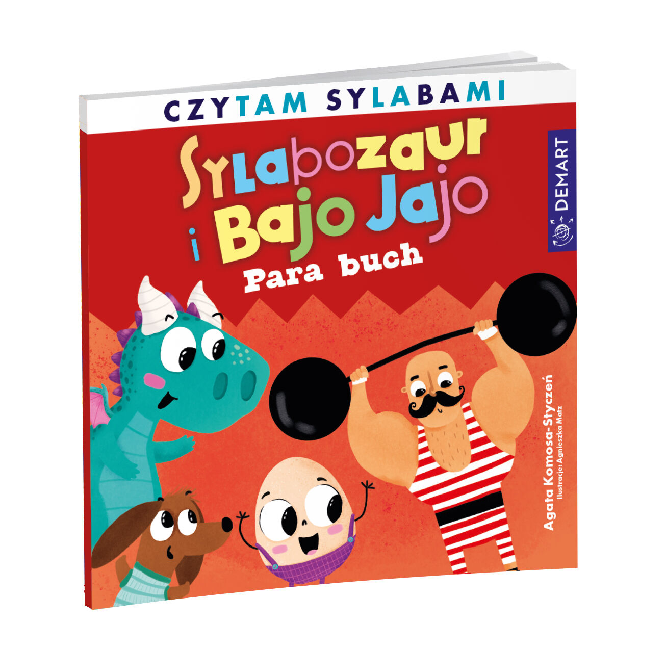 Sylabozaur i Bajo Jajo. Czytam sylabami. Para buch