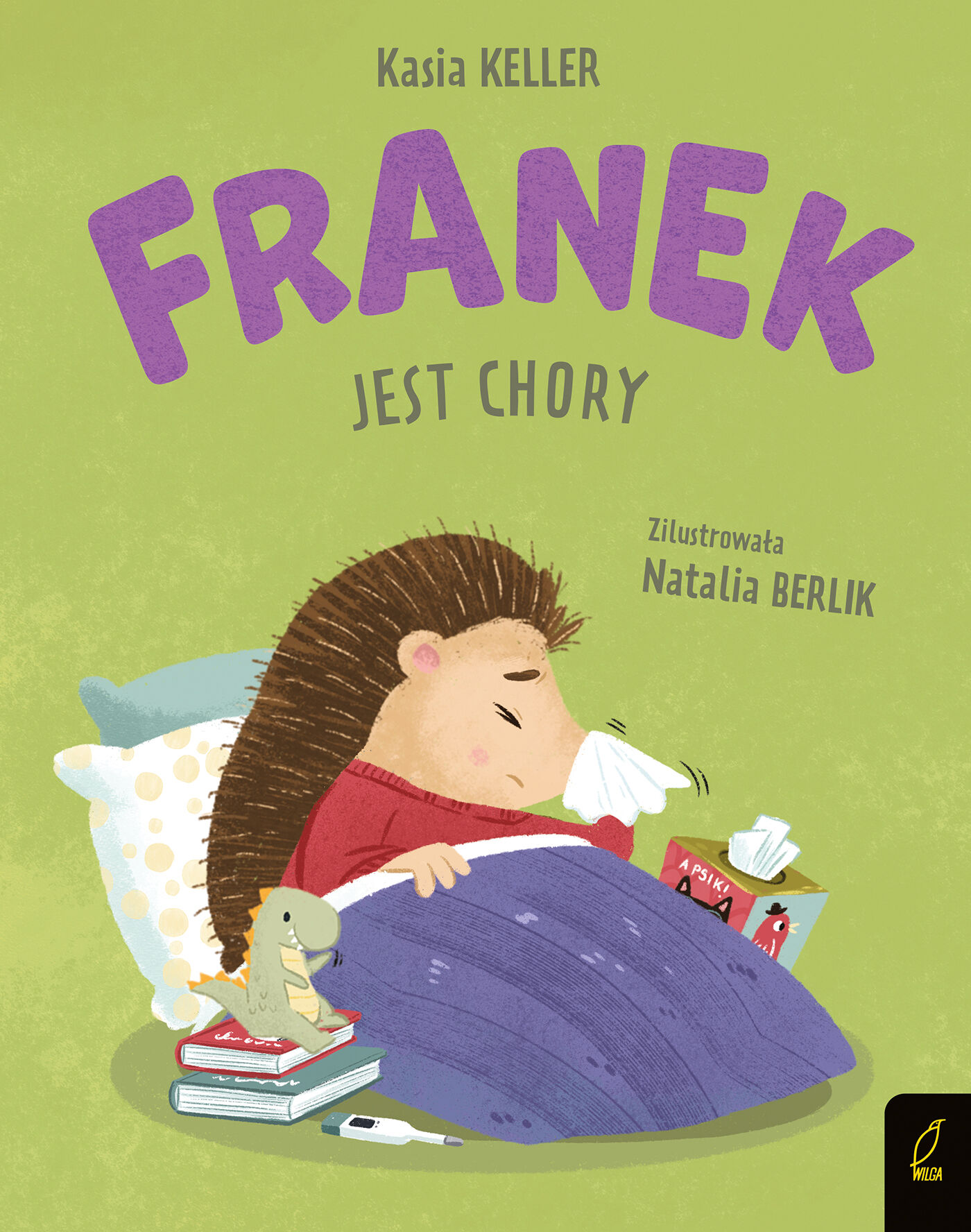 Jeżyk Franek. Franek jest chory