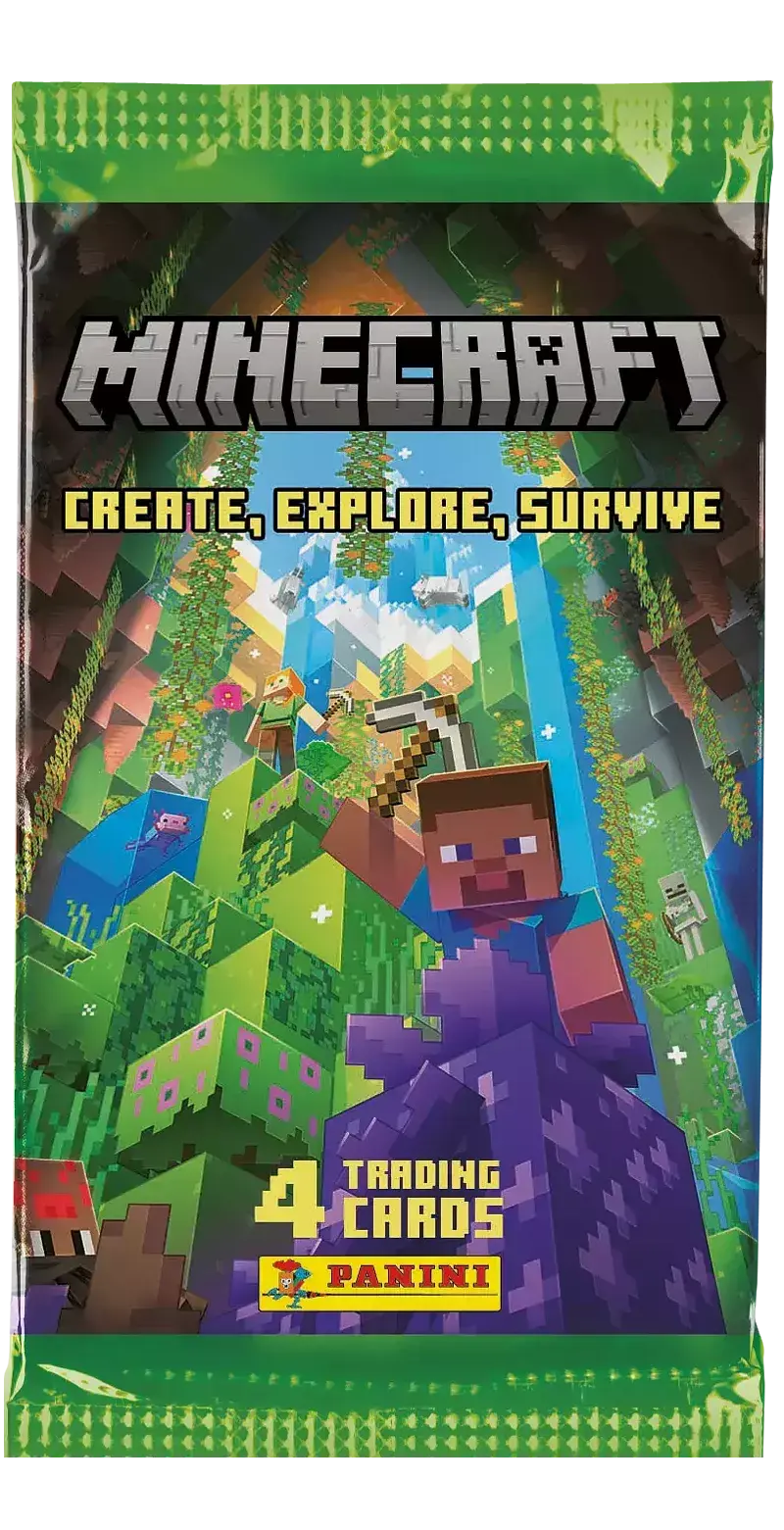 Minecraft Saszetki z kartami