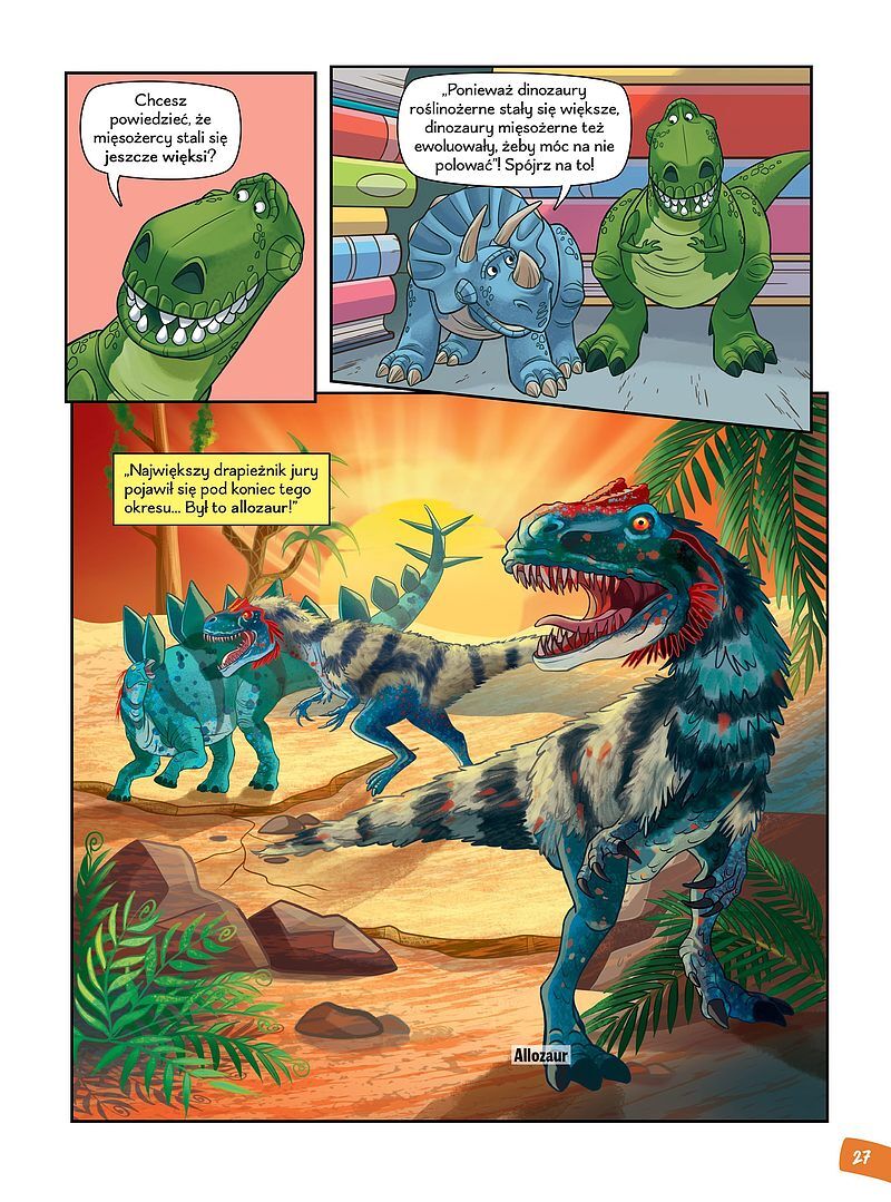 Nauka z komiksem. Era dinozaurów - 02 - Czas gigantów, czyli dinozaury jury