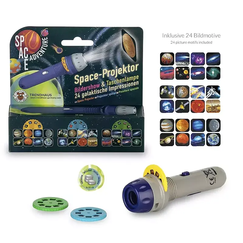 Projektor kosmiczny space adventure 3 slajdy