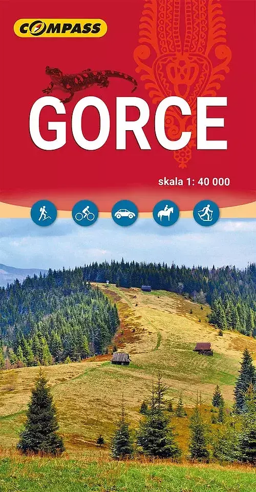 Gorce. Mapa turystyczna w skali 1:40 000