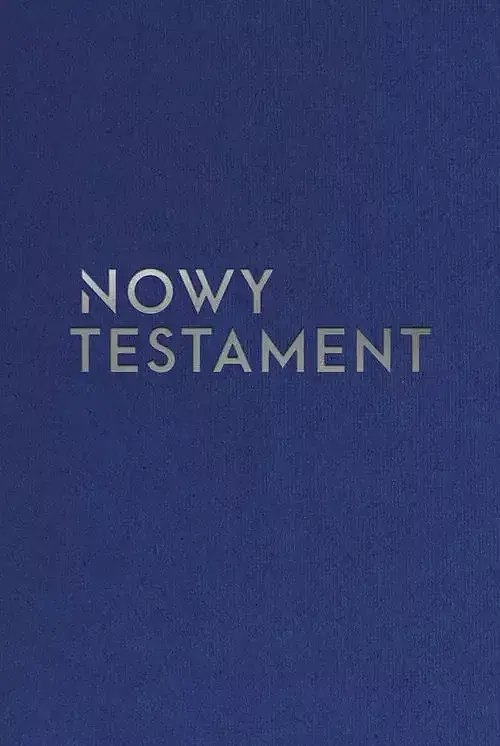 NOWY TESTAMENT z infografikami Skład dwułamowy tłoczenie srebrne
