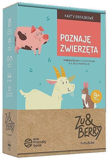 Poznaję zwierzęta. Karty obrazkowe 9 mies. +