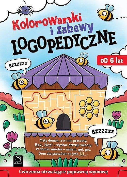 Kolorowanki i zabawy logopedyczne. Ćwiczenia utrwalające poprawną wymowę. Od 6 lat
