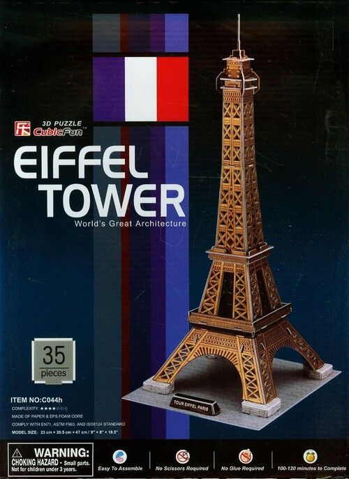 Puzzle 3D Wieża Eiffla