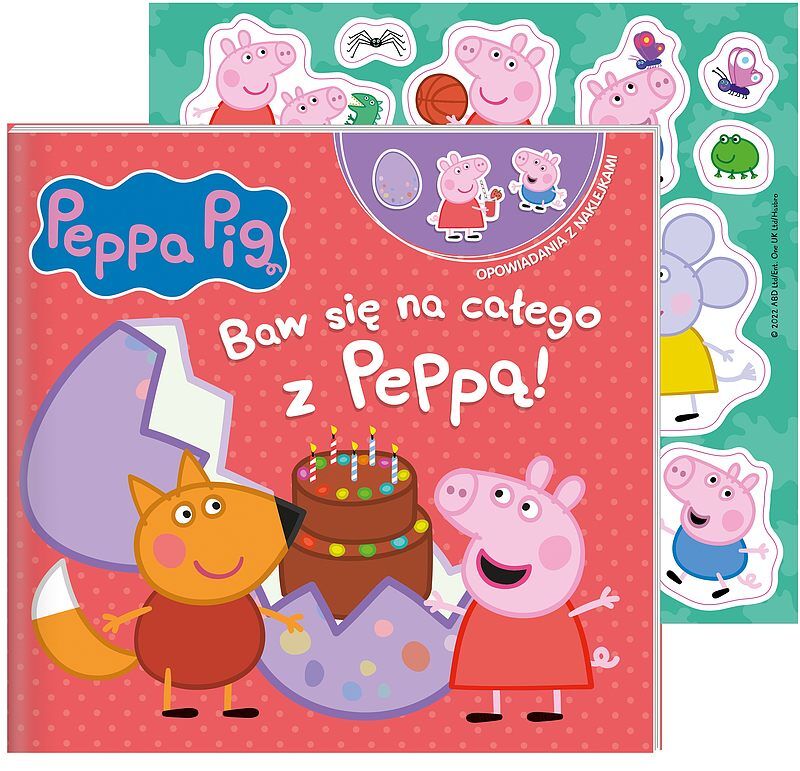 Peppa Pig Opowiadania z naklejkami cz. 8 Baw się na całego z Peppą!