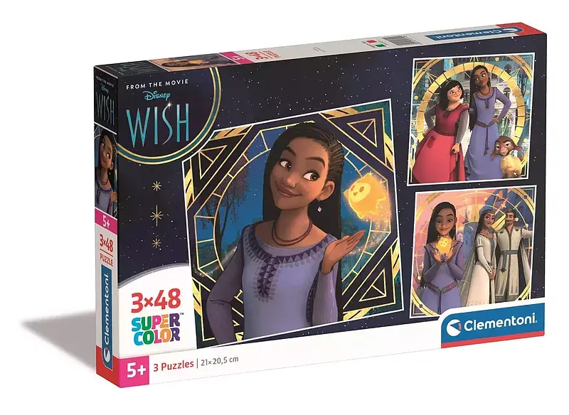 Puzzle 3 x 48 super kolor wish 25310