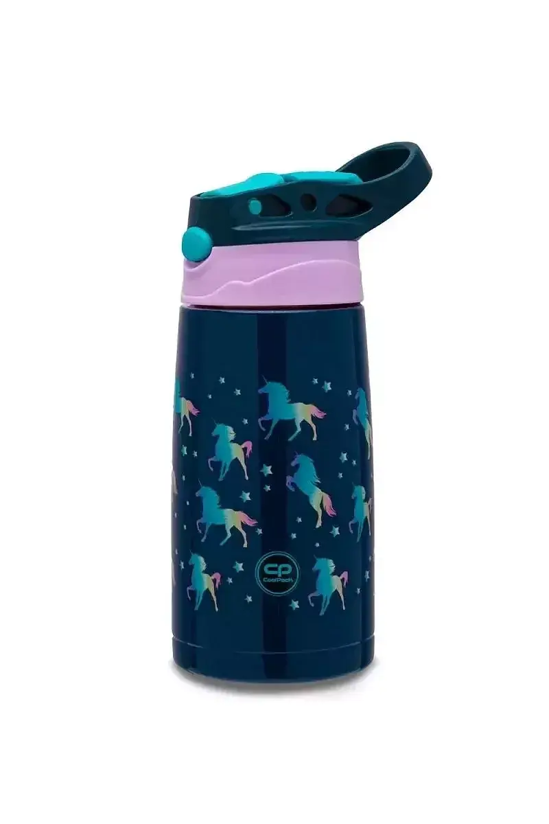 Bidon metalowy 350ml coolpack bono blue unicorn
