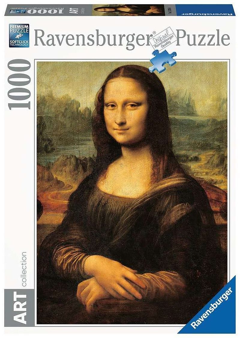 Puzzle 2d 1000 art collection mona lisa 15296