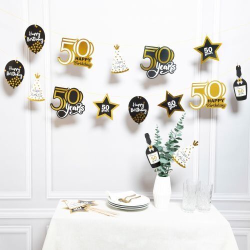 Dekoracje urodzinowe "50"