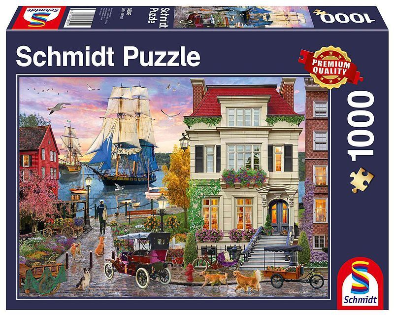 Puzzle 1000 pq miasto portowe 111093