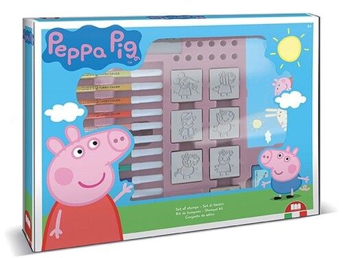 Pieczątki Maxi Box Świnka Peppa