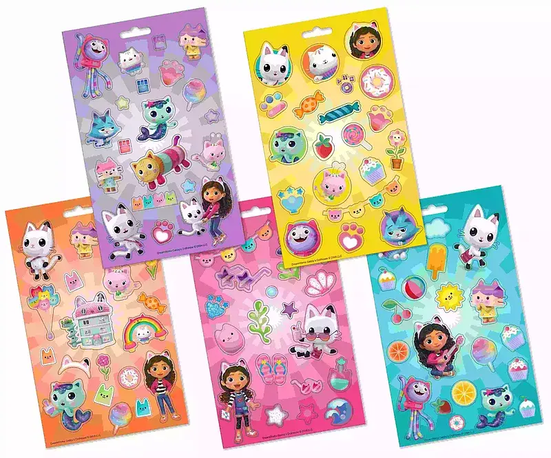 Zestaw naklejek gabby's dollhouse 1szt. Mix