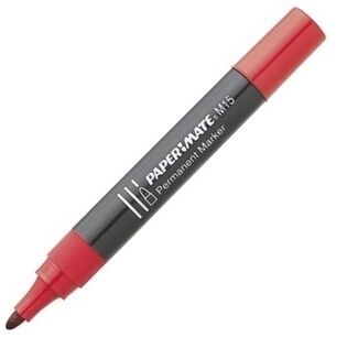 Marker Sharpie permanentny M15, 1.8 mm - Czerwony