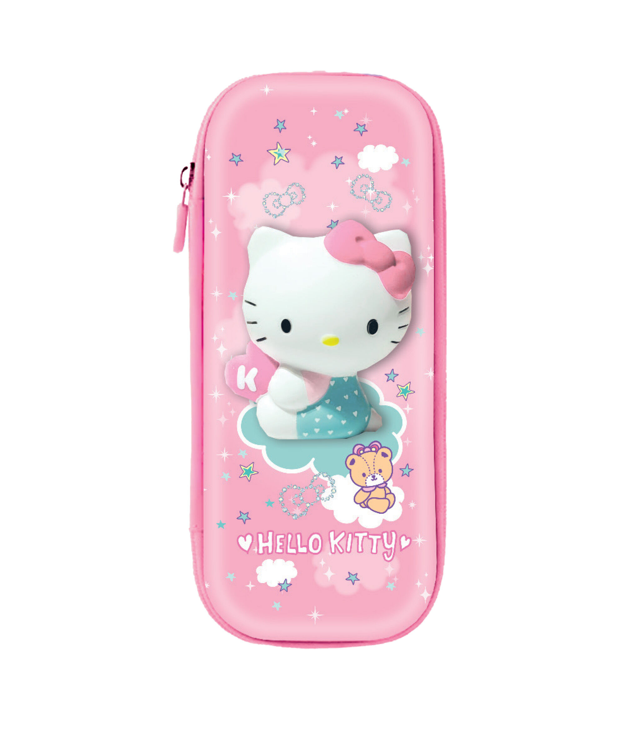 Piórnik Hello Kitty Evasquishy 3D wzór 1 Pink