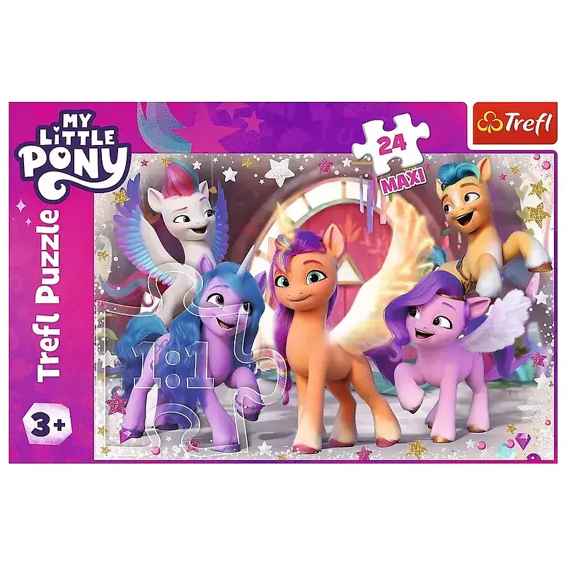 Puzzle 24 maxi wesoły dzień kucyków my little pony 14355