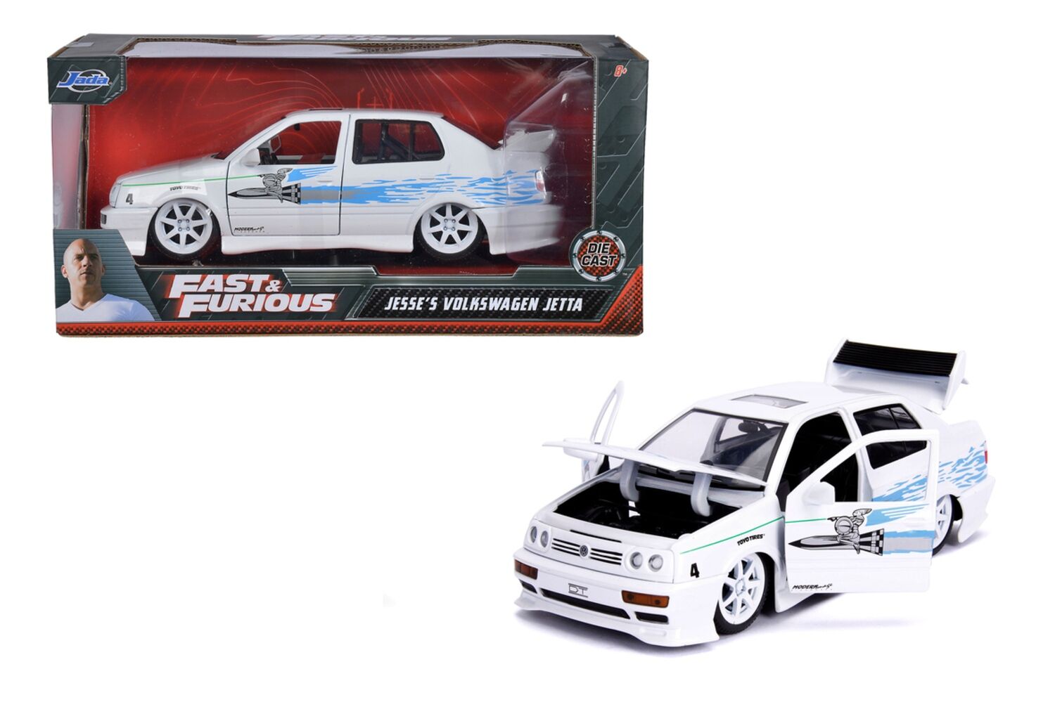 Pojazd metalowy 1:24 JADA F&F Volkswagen Jetta 1995