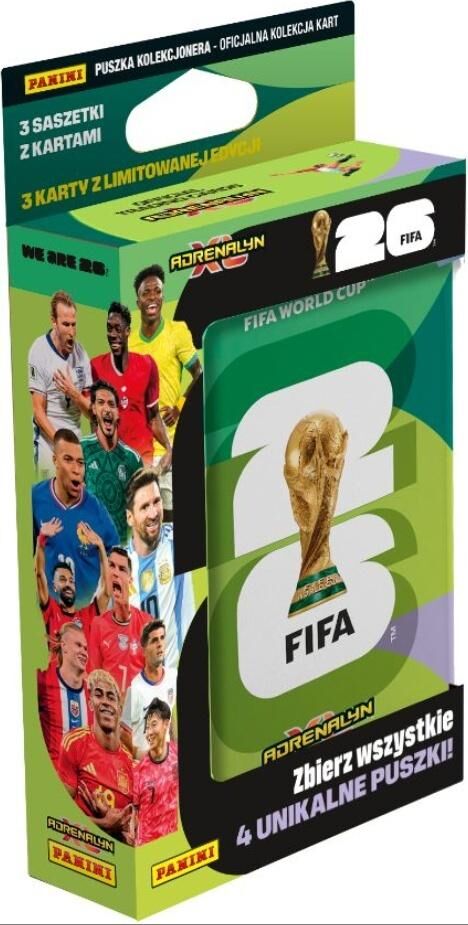 Fifa Word Cup 2026 Adrenalyn XL Mini puszka (wysyłka losowa)