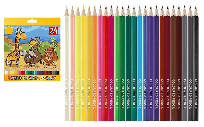 Kredki ołówkowe 24 kolorów 282801