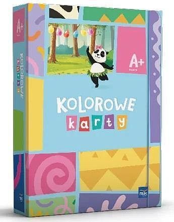 Pakiet kolorowe karty poziom a+ 4 latki