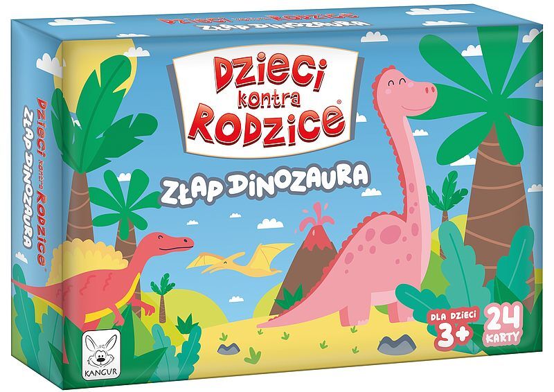 Gra dzieci kontra rodzice złap dinozaura