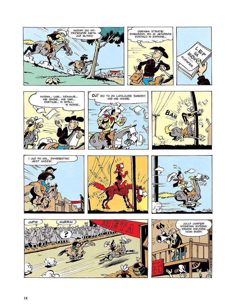Lucky Luke - 04 - Pod niebem Zachodu