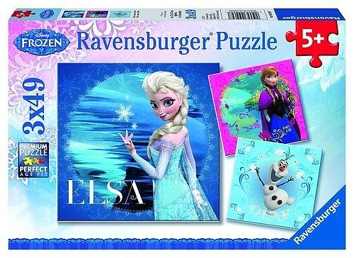 Puzzle  3x49 Eelsa Anna i Olaf kraina lodu