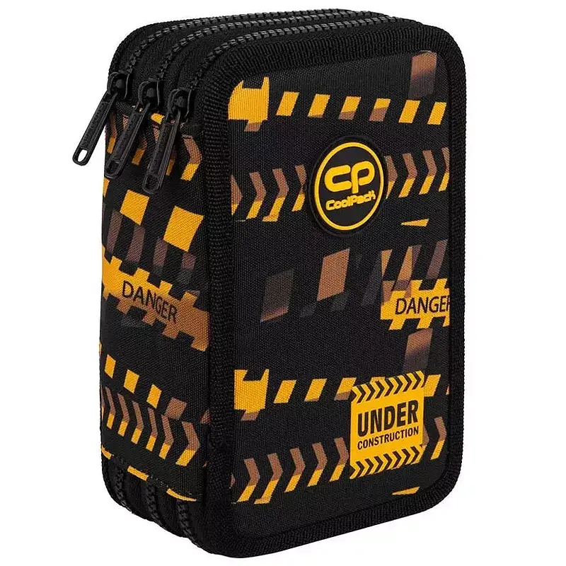 Piórnik 3-komorowy z wyposażeniem coolpack jumper 3 don`t do it
