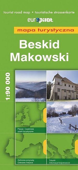 Beskid Makowski. Mapa turystyczna w skali 1:90 000. Europilot