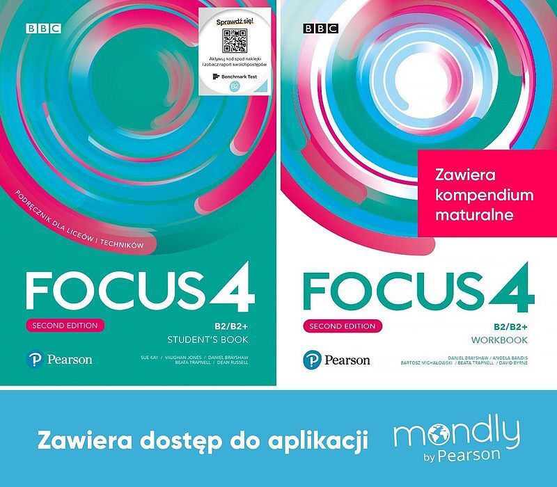 Focus second edition 4. Komplet podręcznik + zeszyt ćwiczeń + dostęp mondly