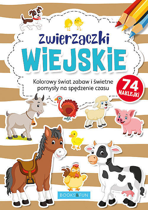 Zwierzaczki wiejskie plus naklejki