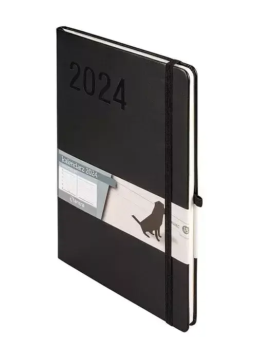 Kalendarz 2024 minimalizm b5 czarny tns