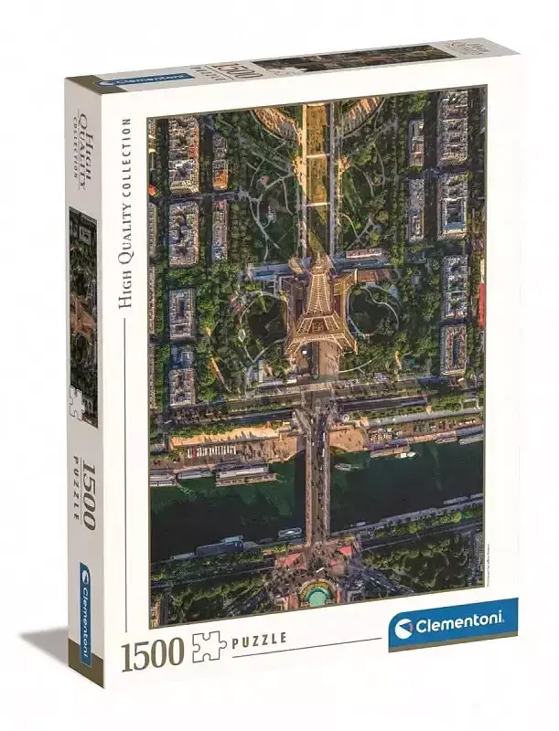 Puzzle 1500 hq flying over paris 31708