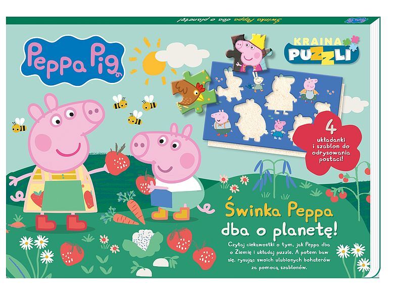 Peppa Pig. Kraina puzzli. Świnka Peppa dba o planetę!